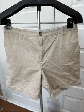Liz Claiborne Beige High-Waist Casual Shorts